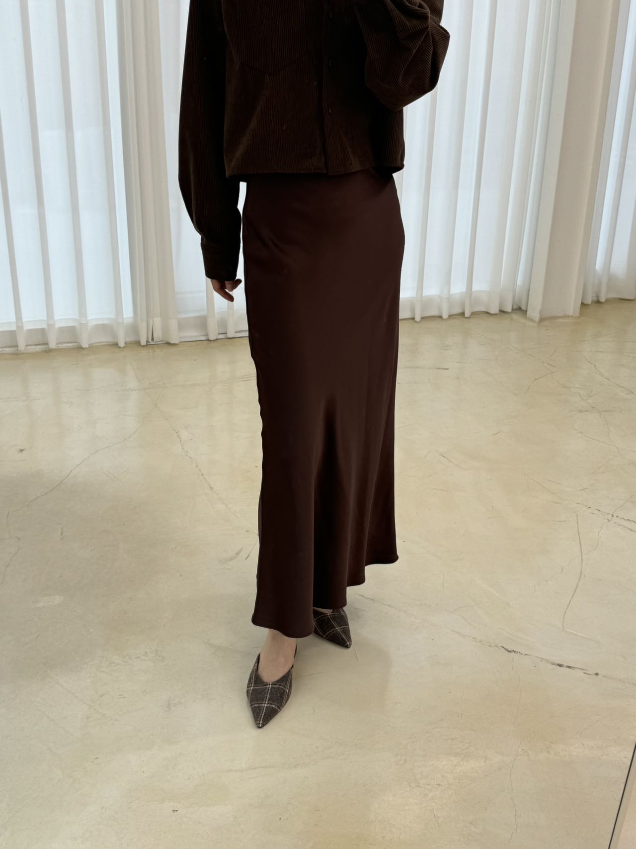 1025 Véra Satin Skirt(*SHOWROOM 有DISPLAY)