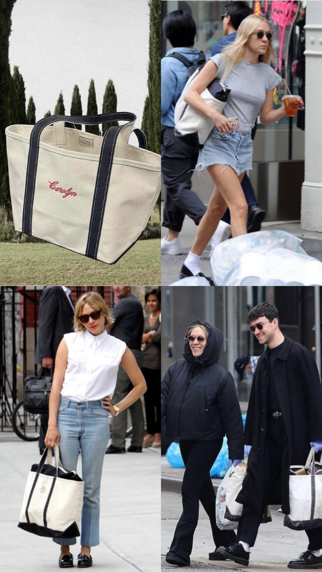 BG11 Carolyn Bessette-Kennedy Canvas Bag