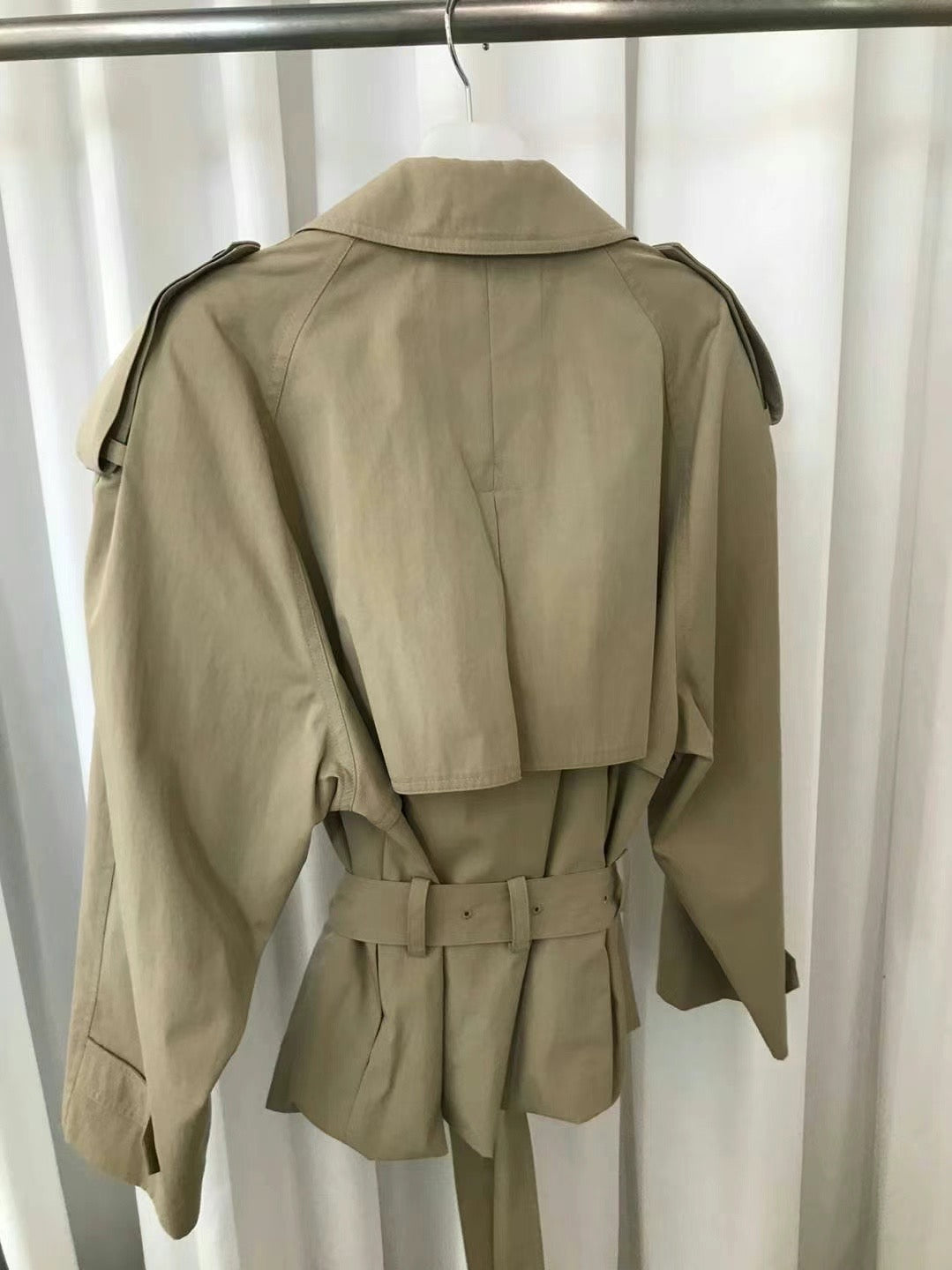0941 Kendall Crop Trench Coat (PT2.SHOWROOM 有DISPLAY)