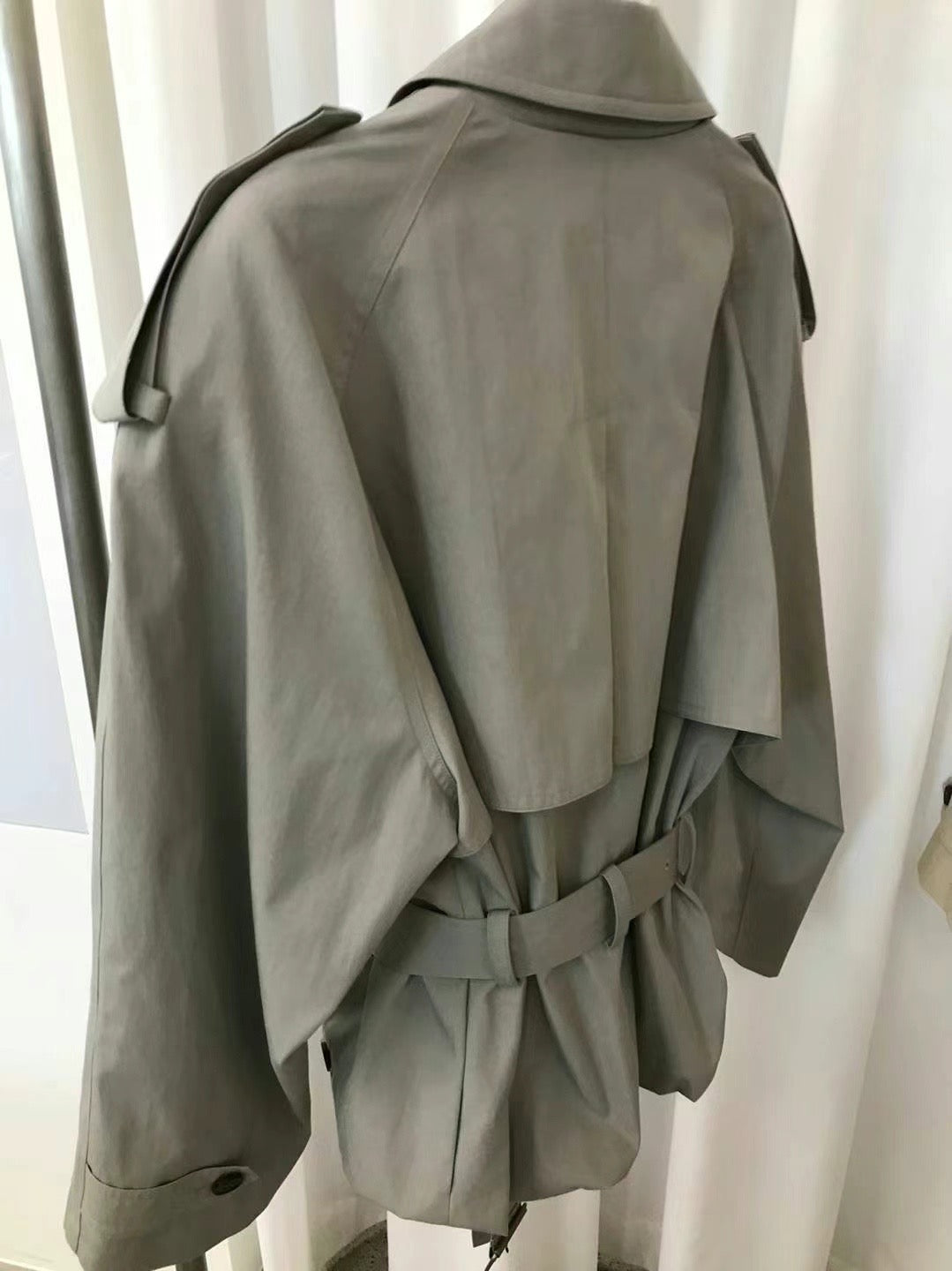 0941 Kendall Crop Trench Coat (PT2.SHOWROOM 有DISPLAY)