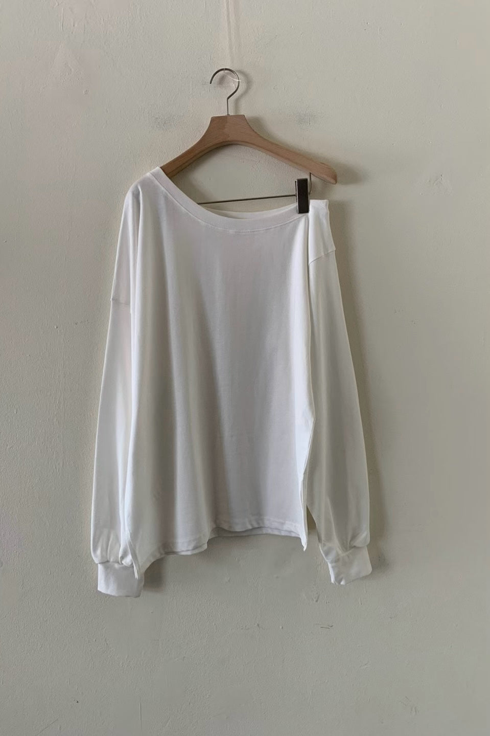 250923 One shoulder lounge long sleeves