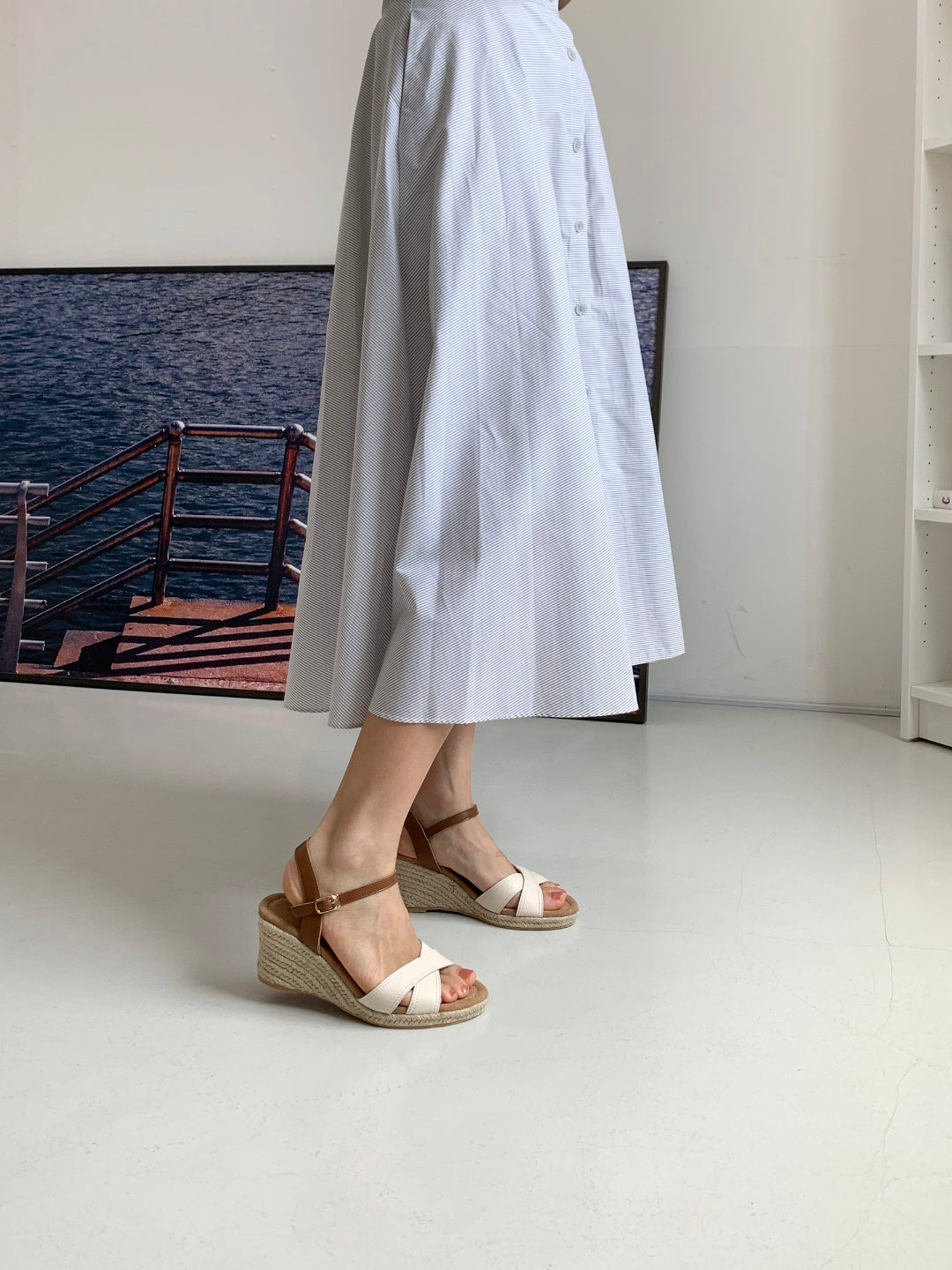 250462 Jeanna Straw Sandals