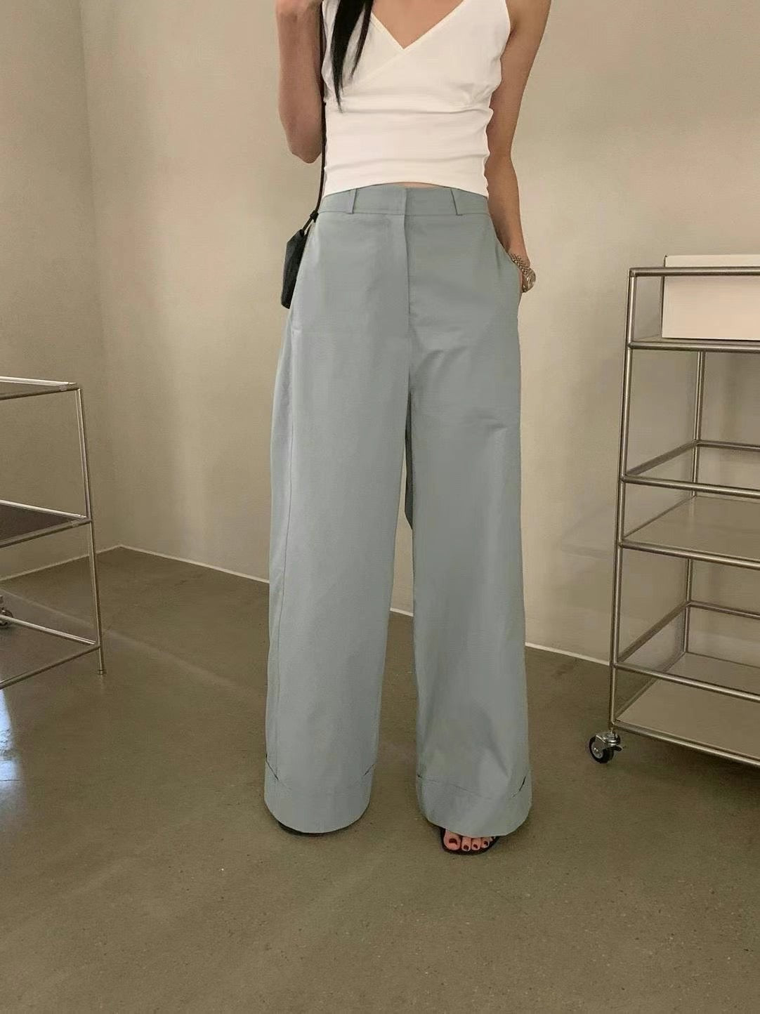 0630 Sandra Straight Pants
