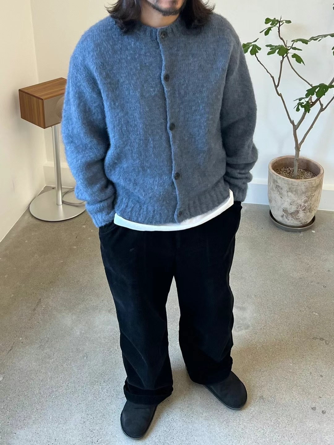 M1201 Noah Round Neck Cardigan(SHOWROOM 有DISPLAY)