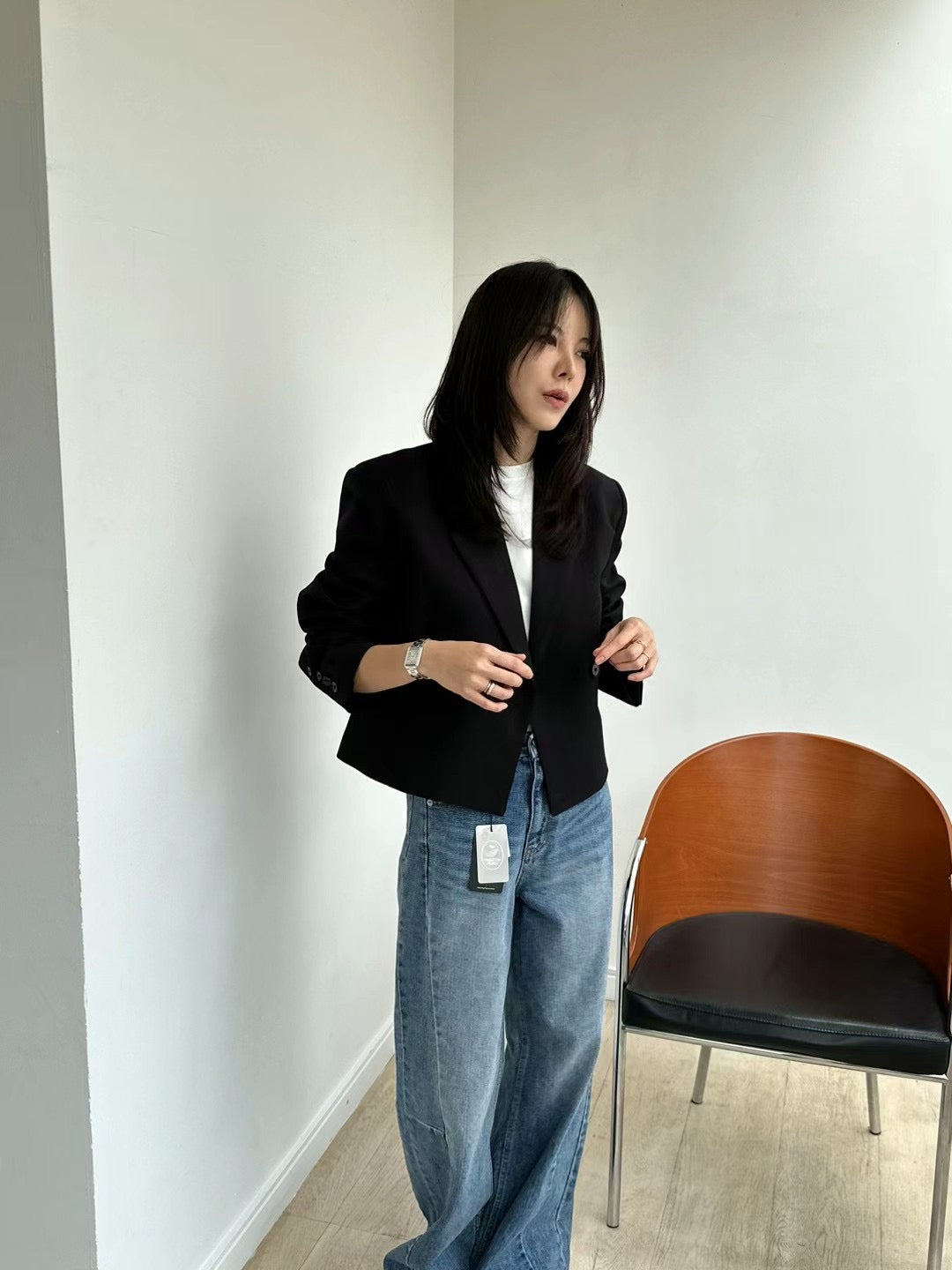 0940 Rivera Crop Blazer (PT1.SHOWROOM 有DISPLAY)