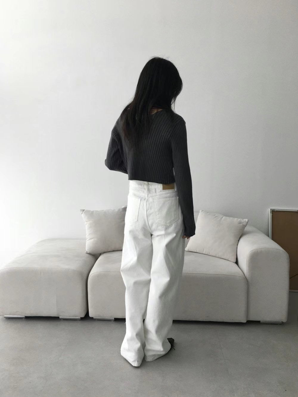 0925 Clasp Rib knit Top (PT1.SHOWROOM 有DISPLAY)