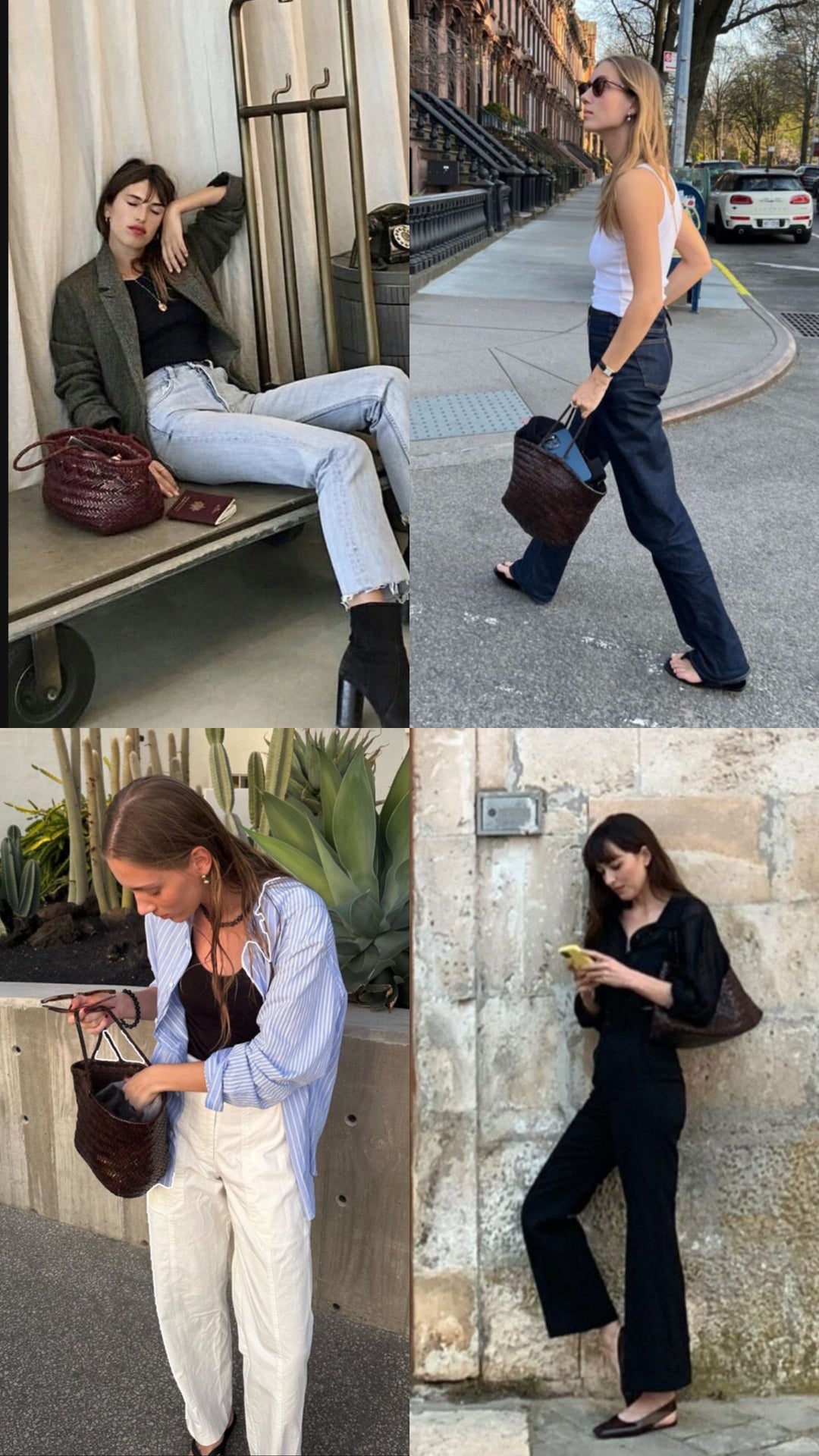 250233 Jane Birkin Woven Bag