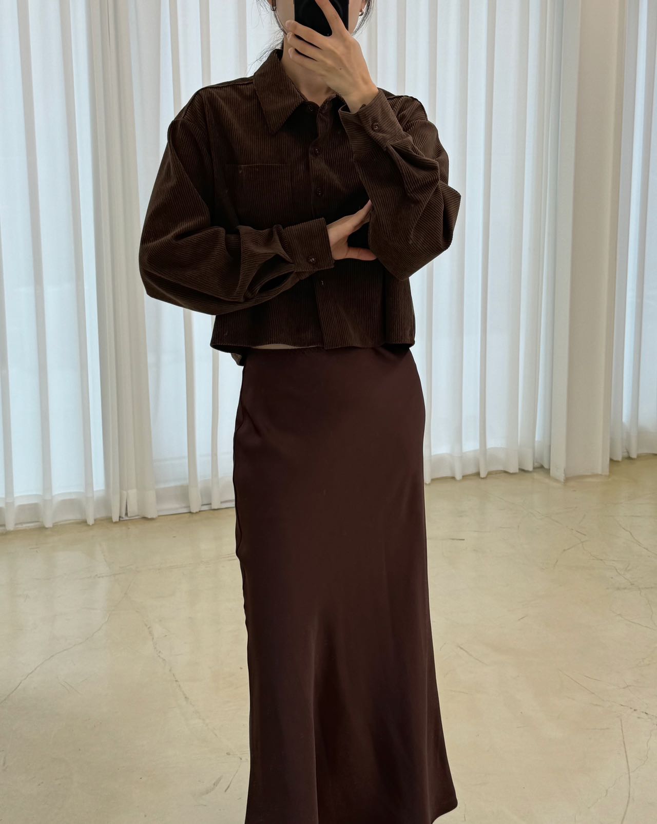 1025 Véra Satin Skirt(*SHOWROOM 有DISPLAY)