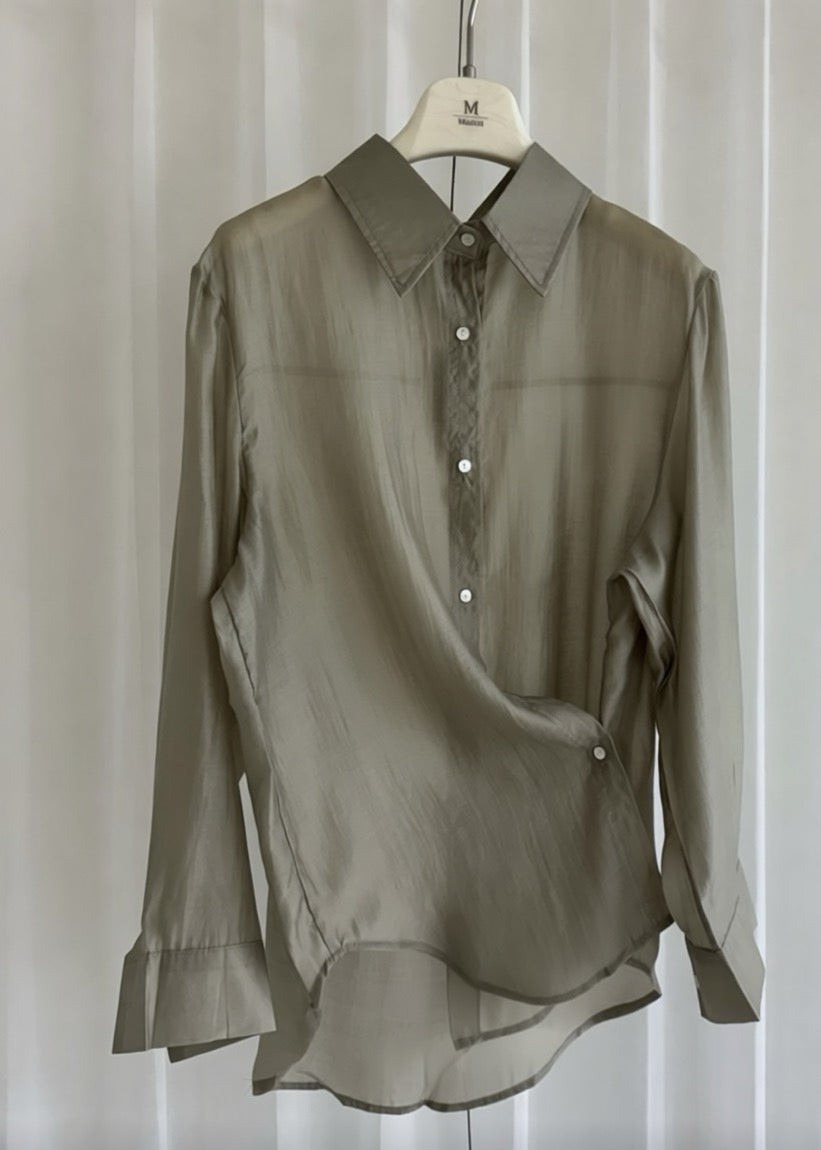 20260537 Summer Shirring Shirt