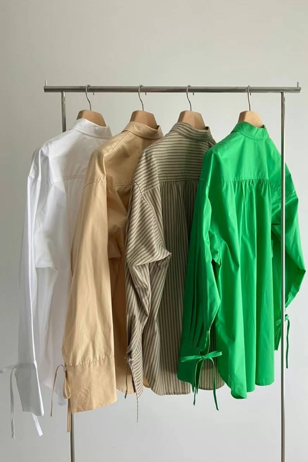 0917 Ribbon Sleeves Shirt (PT2.SHOWROOM 有DISPLAY)