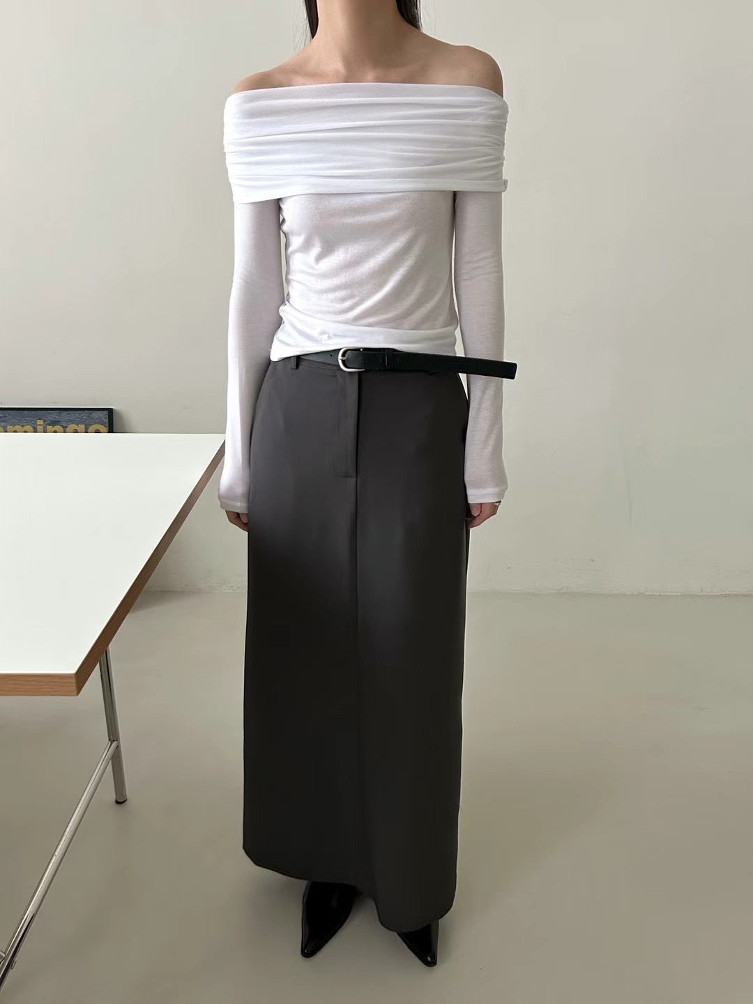 LS16 - Sheer Off Shoulder Top