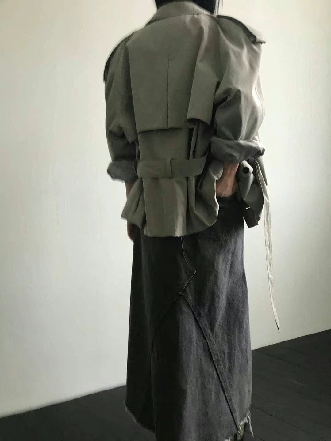0941 Kendall Crop Trench Coat (PT2.SHOWROOM 有DISPLAY)