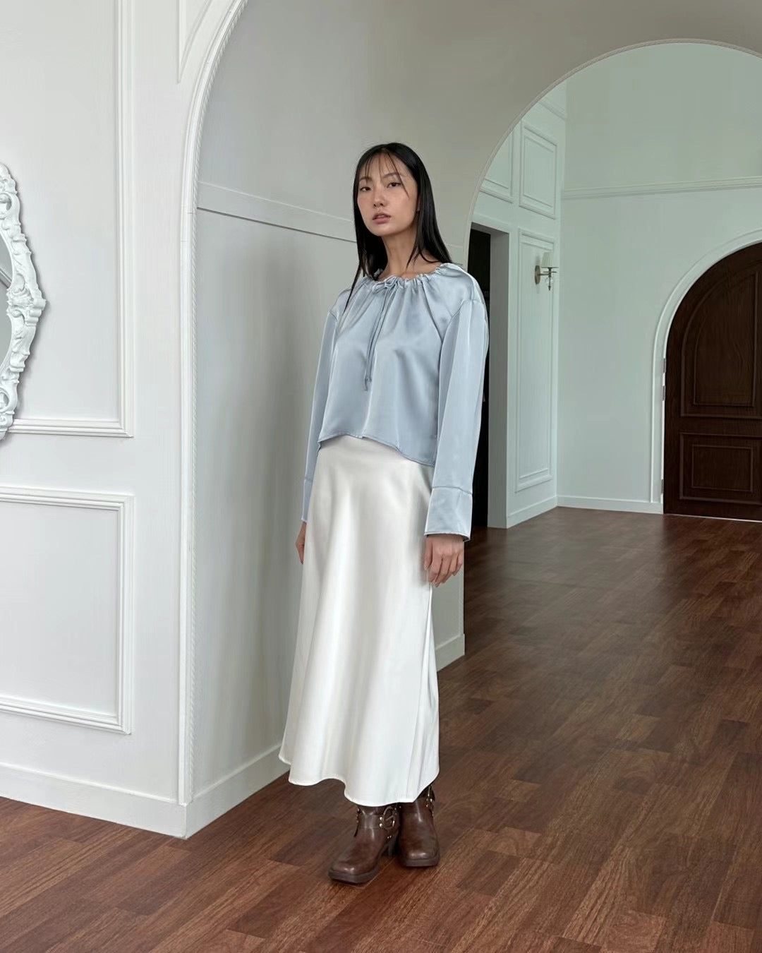 SS10 - Costelle Satin Skirt