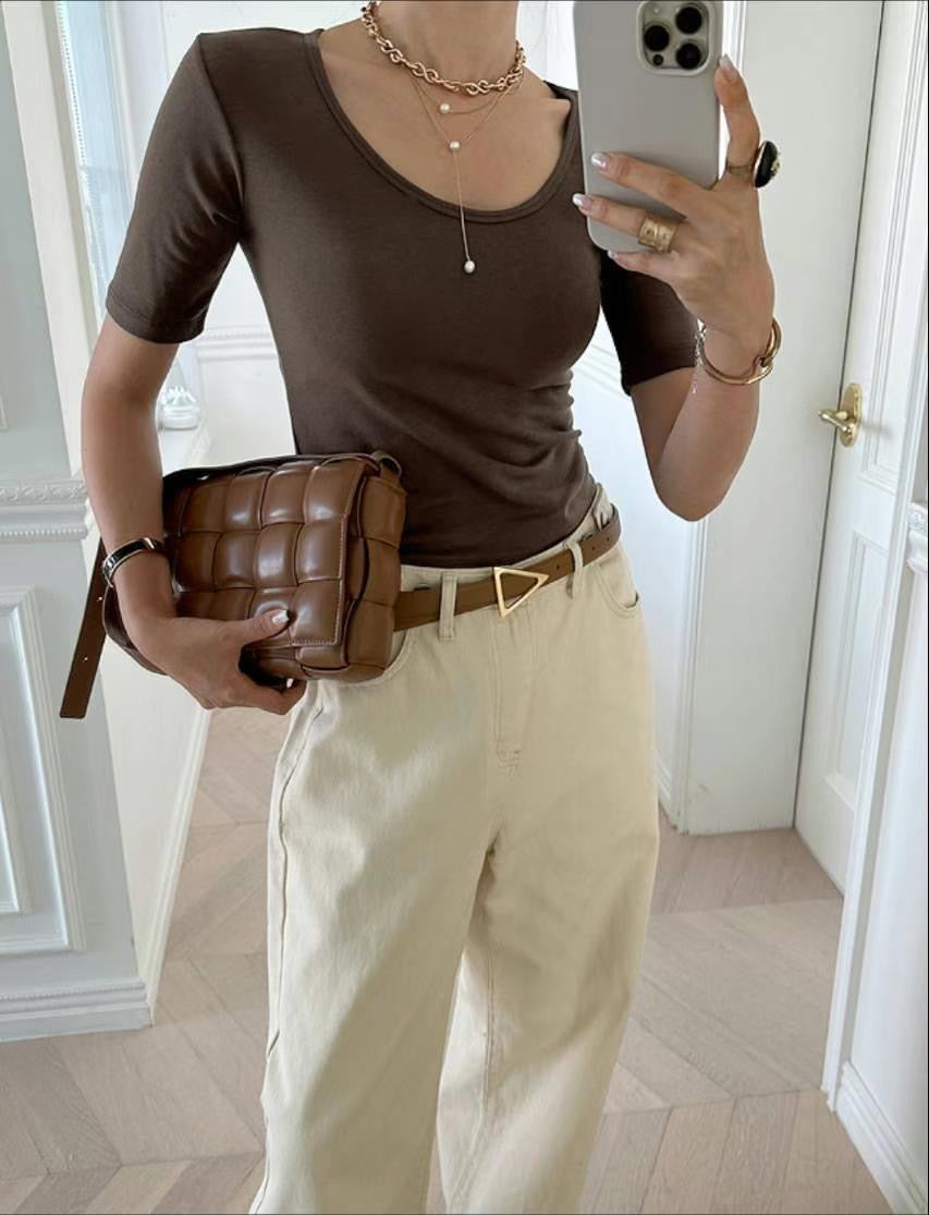 B25 - Mini Triangle Buckle Belt