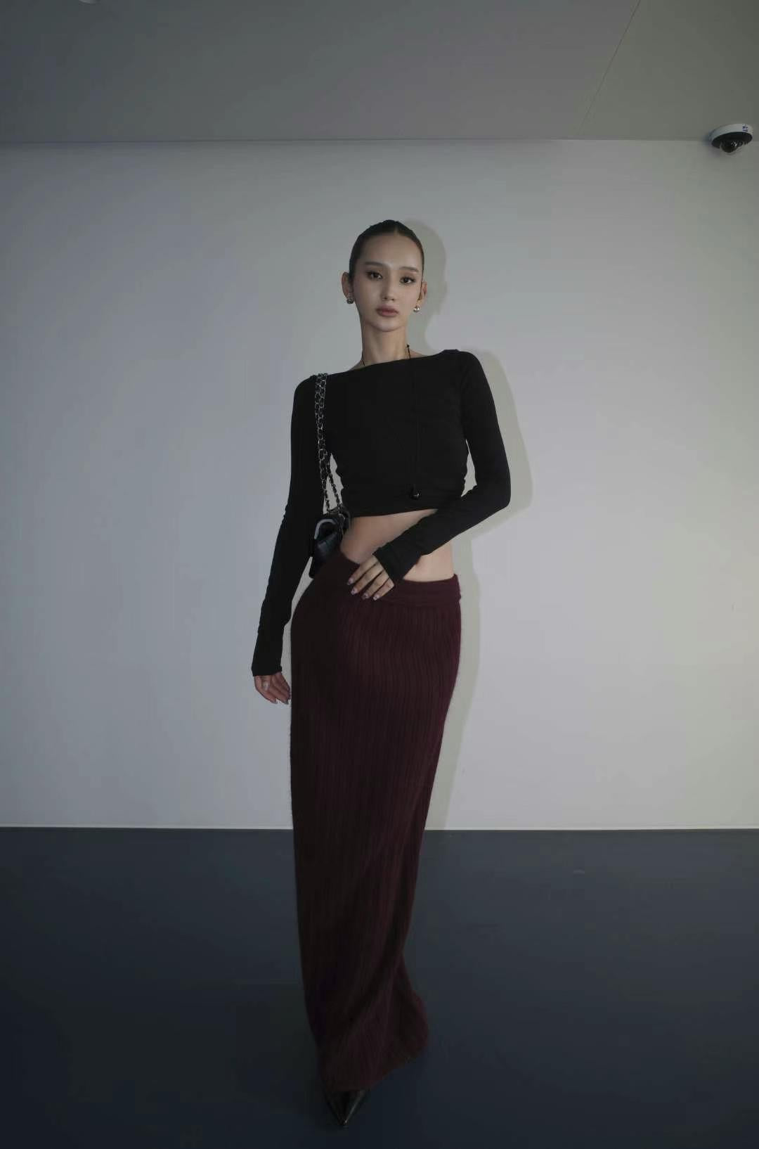 1108 French Boat Neck Top II (SHOWROOM 有DISPLAY)