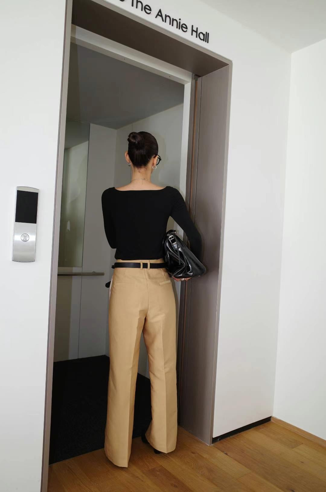 1108 French Boat Neck Top II (SHOWROOM 有DISPLAY)