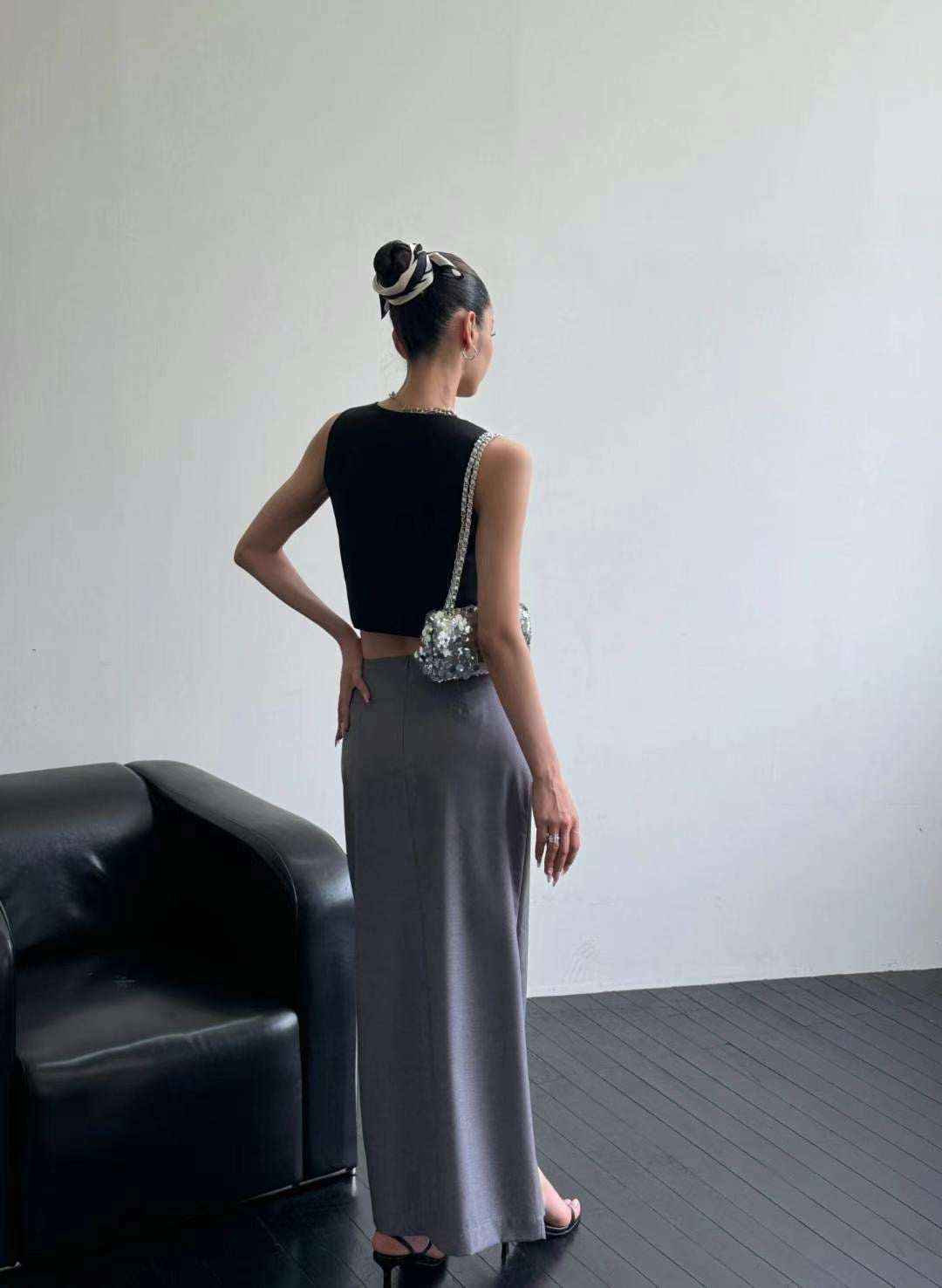 0677 Shelia Wrap Skirt