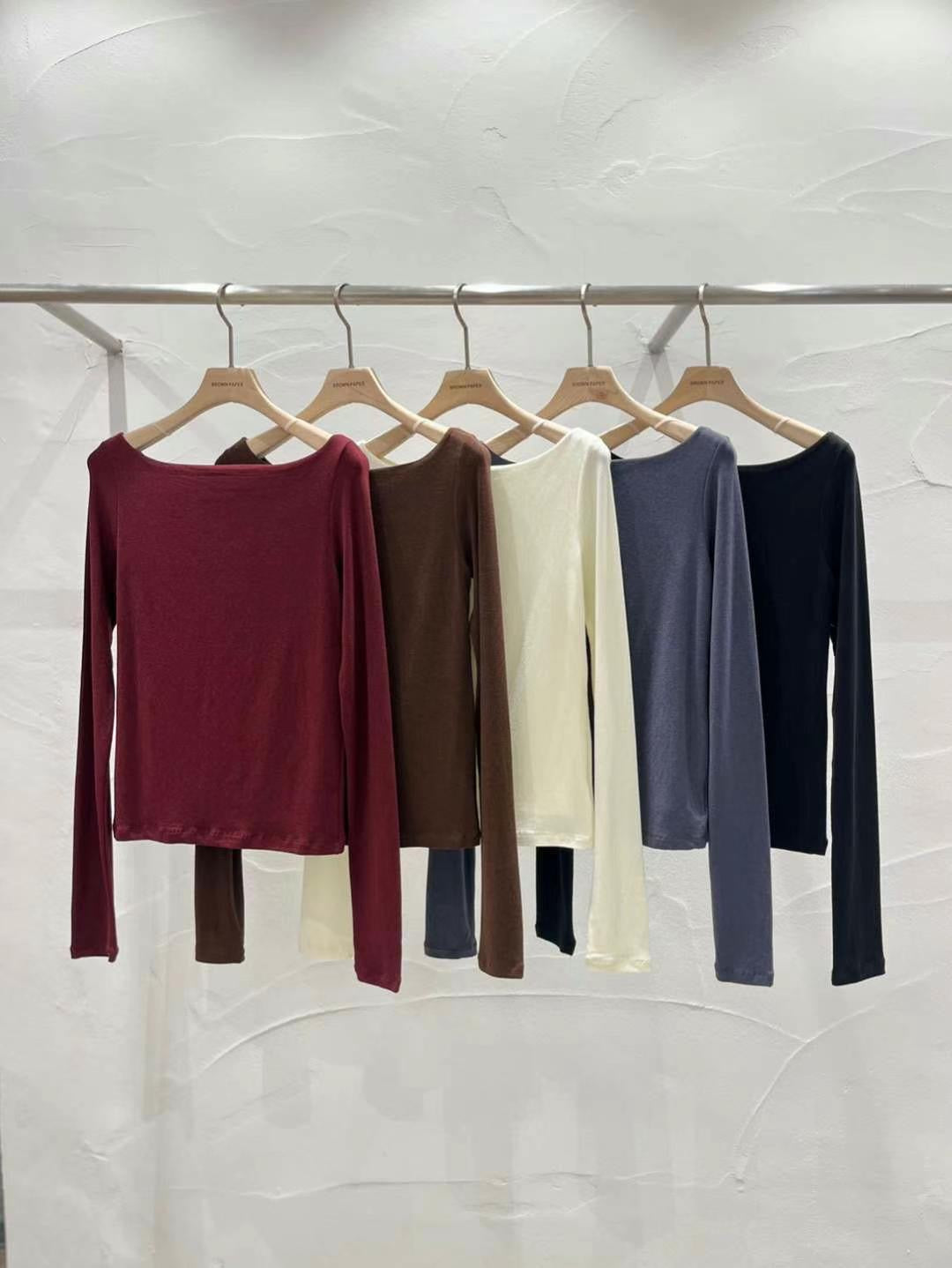1108 French Boat Neck Top II (SHOWROOM 有DISPLAY)