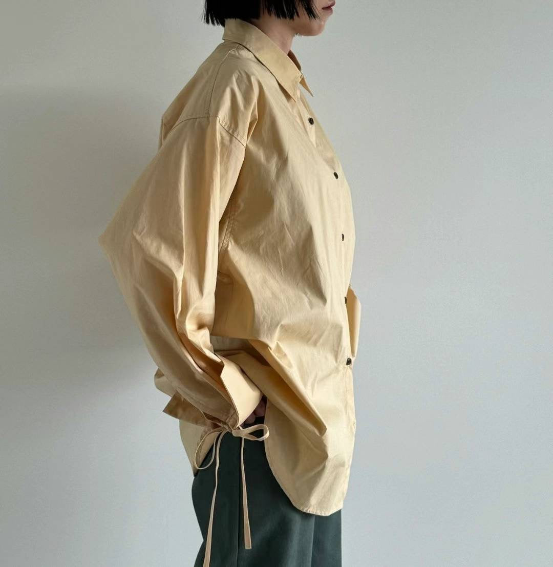 0917 Ribbon Sleeves Shirt (PT2.SHOWROOM 有DISPLAY)