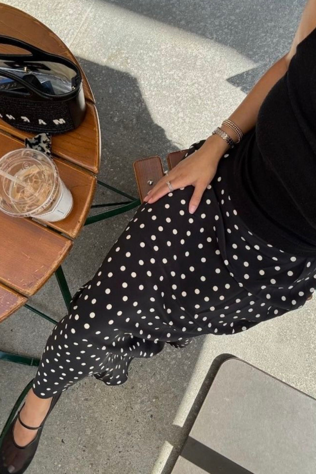 250463 Dot Wrap Skirt (Inspiration)