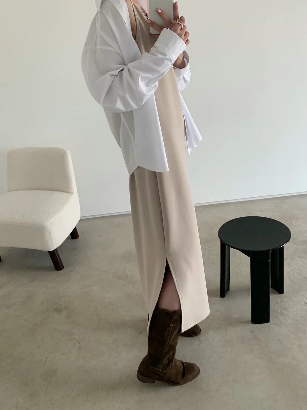 SK06 - French Boatneck Dress