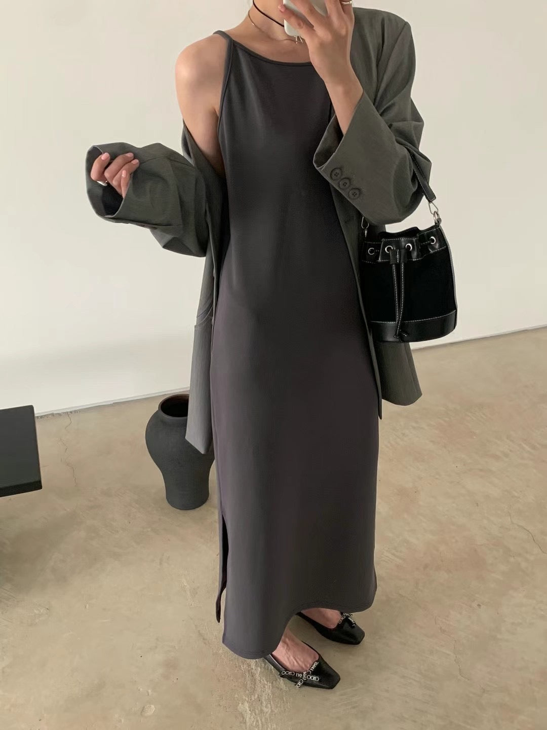 SK06 - French Boatneck Dress