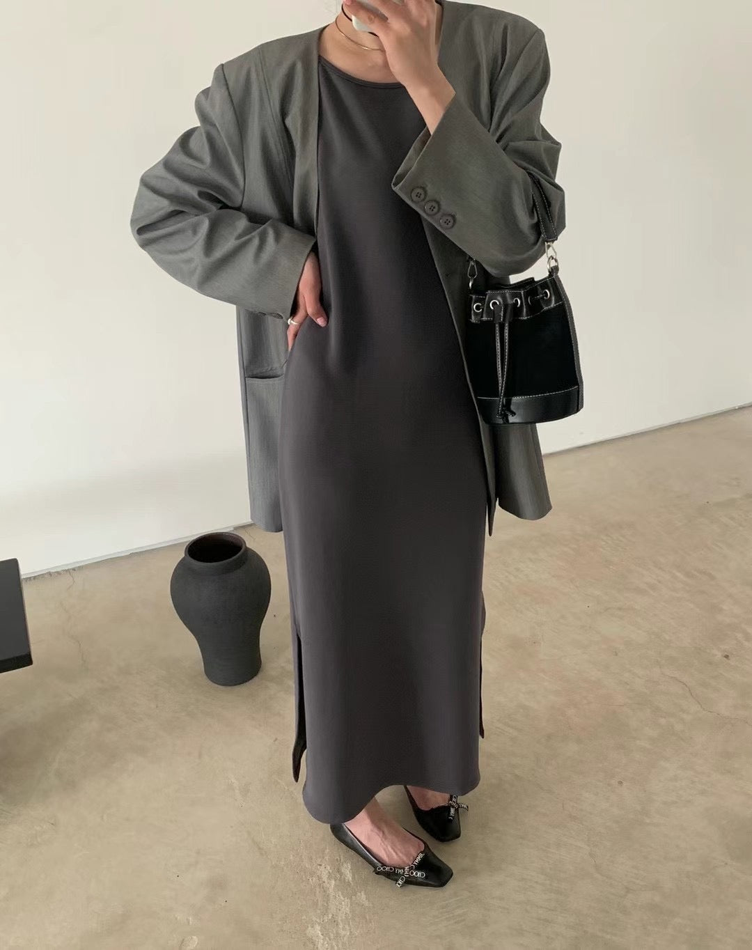 SK06 - French Boatneck Dress