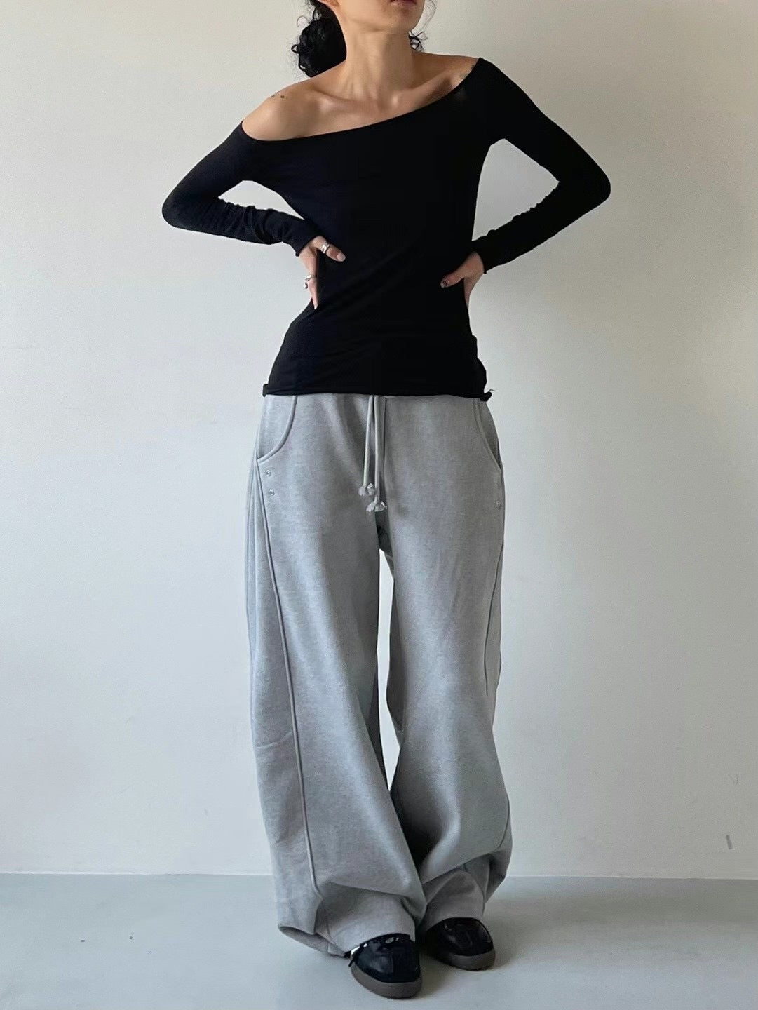 LS09 -Boatneck Long Sleeves Top