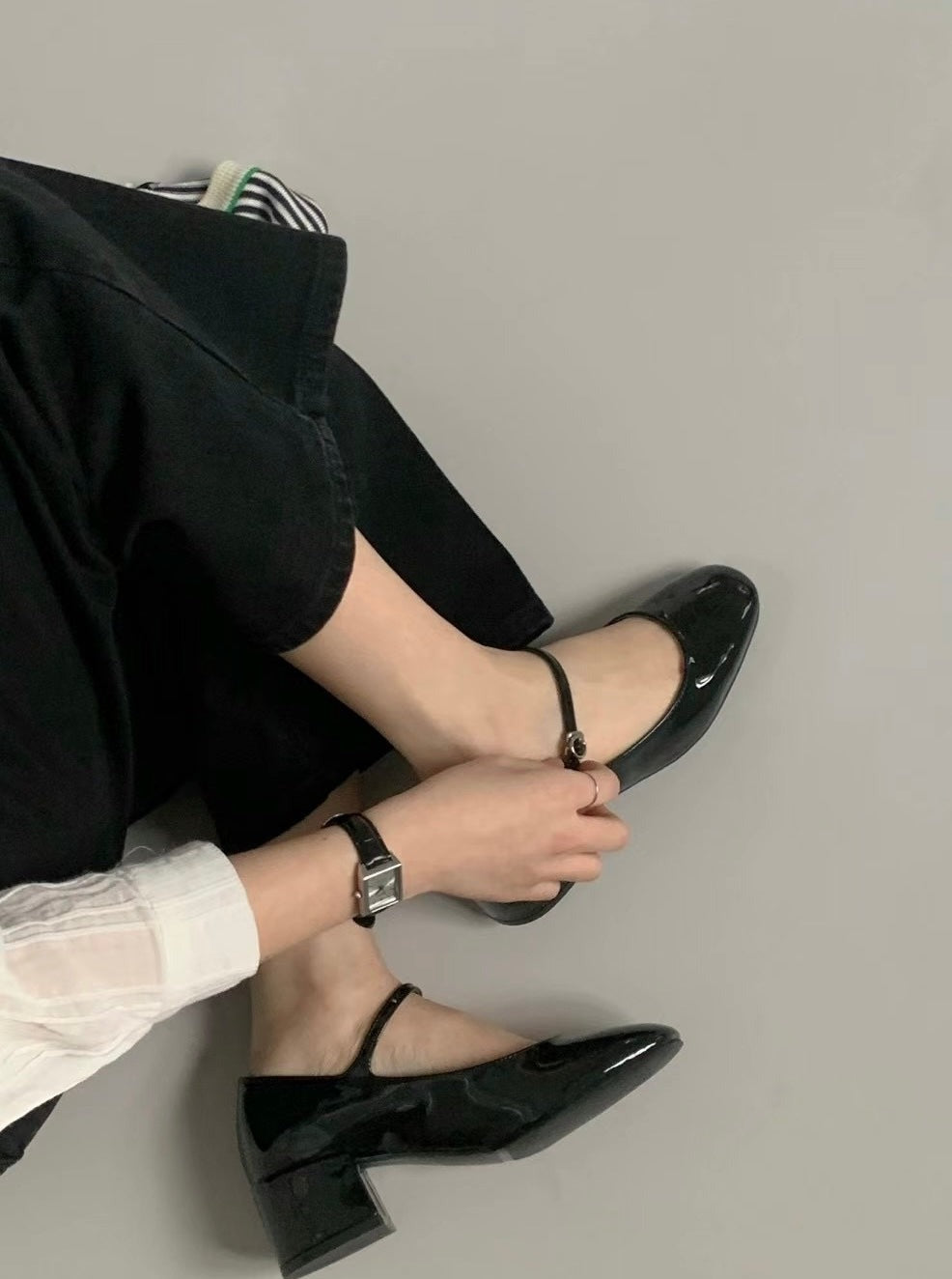 FT01- Classy Mary Jane Platform