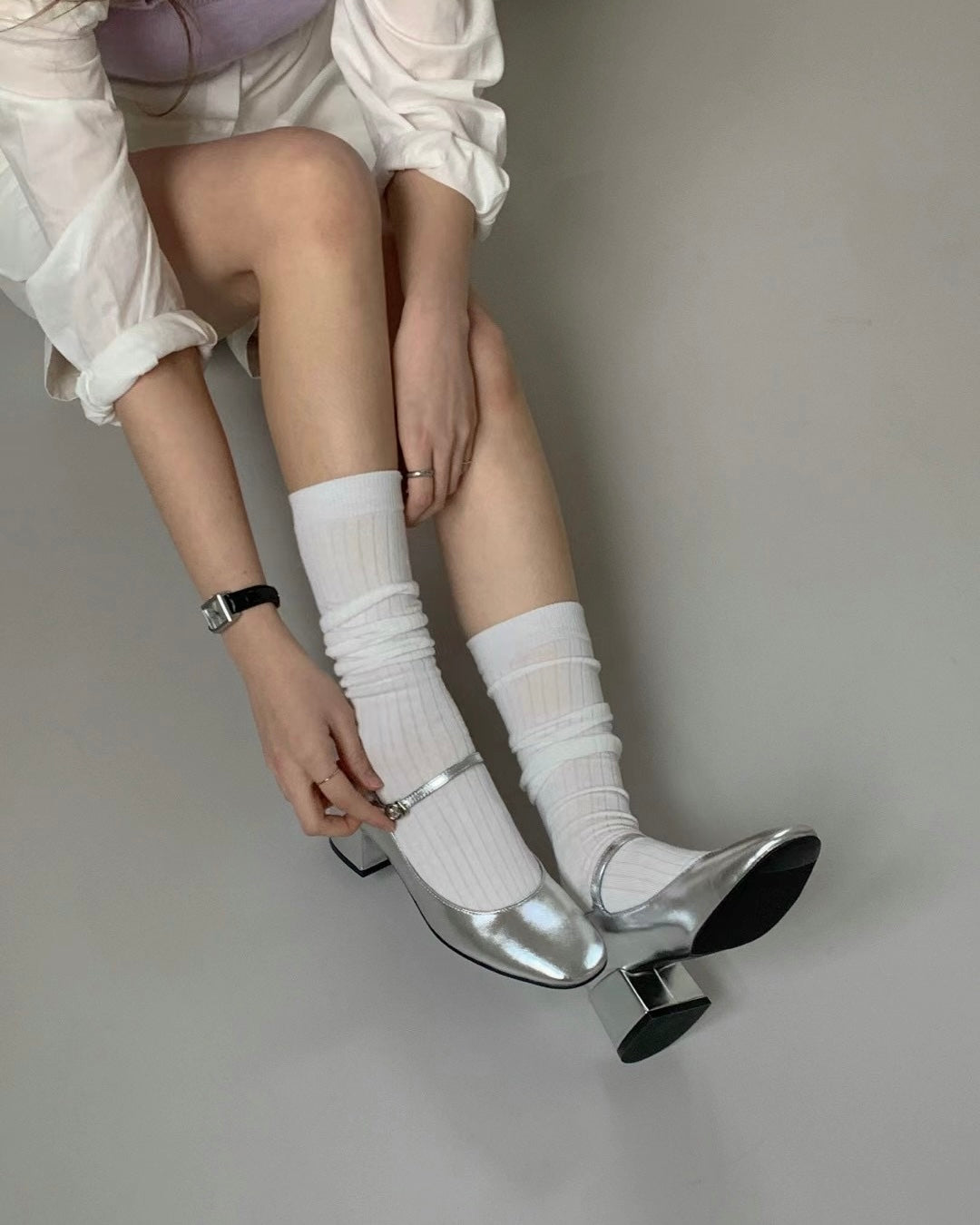 FT01- Classy Mary Jane Platform