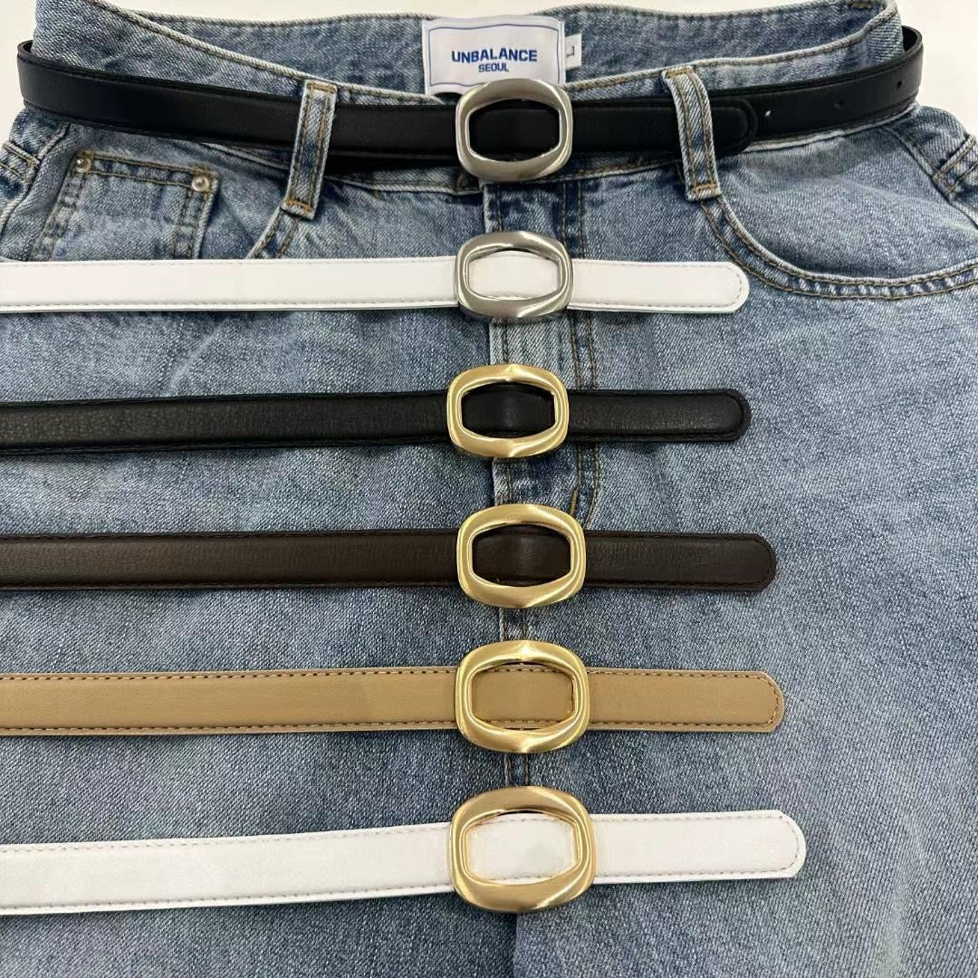 B02- Buckle Leather Belt