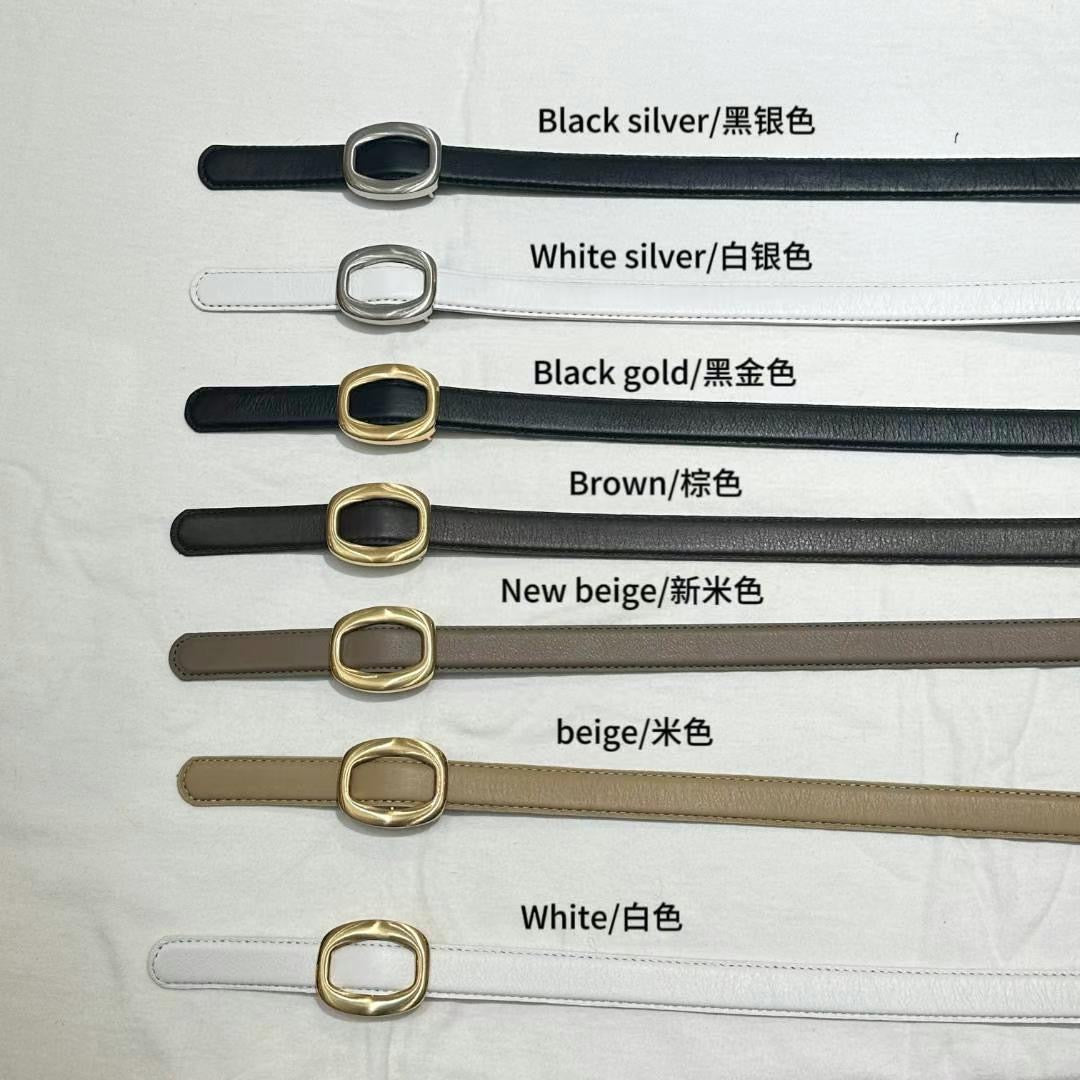 B02- Buckle Leather Belt