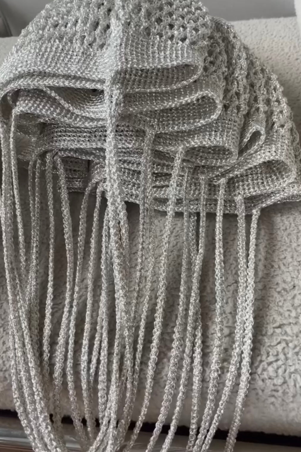 A0405 Korean Designer Brand - Mededeling Handmade Crochet Bag