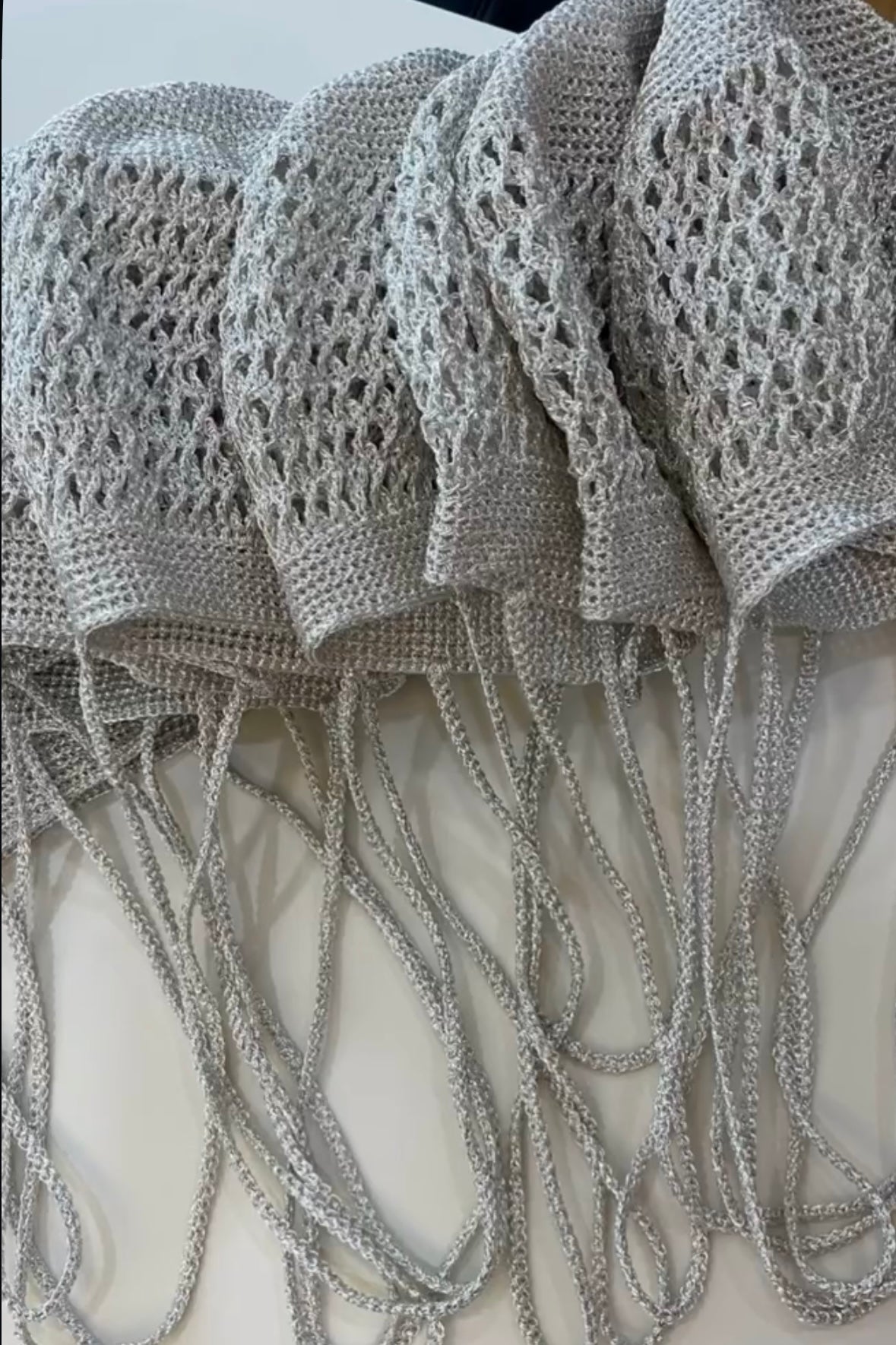 A0405 Korean Designer Brand - Mededeling Handmade Crochet Bag