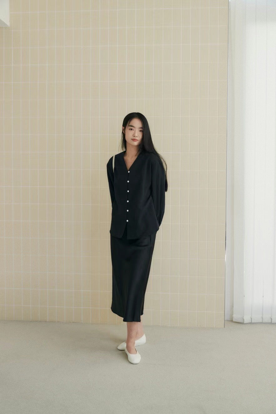 SS02 - Isabella Satin Skirt (Recommend Mint)
