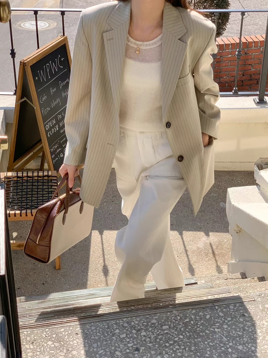 BL03 - Emma Striped Blazer