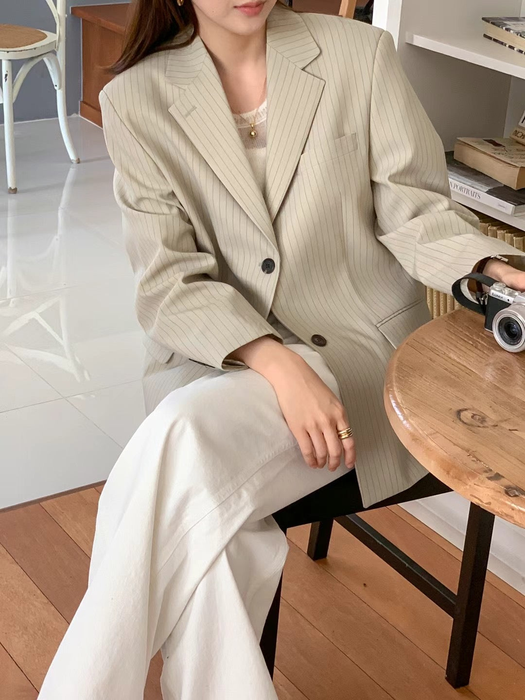 BL03 - Emma Striped Blazer