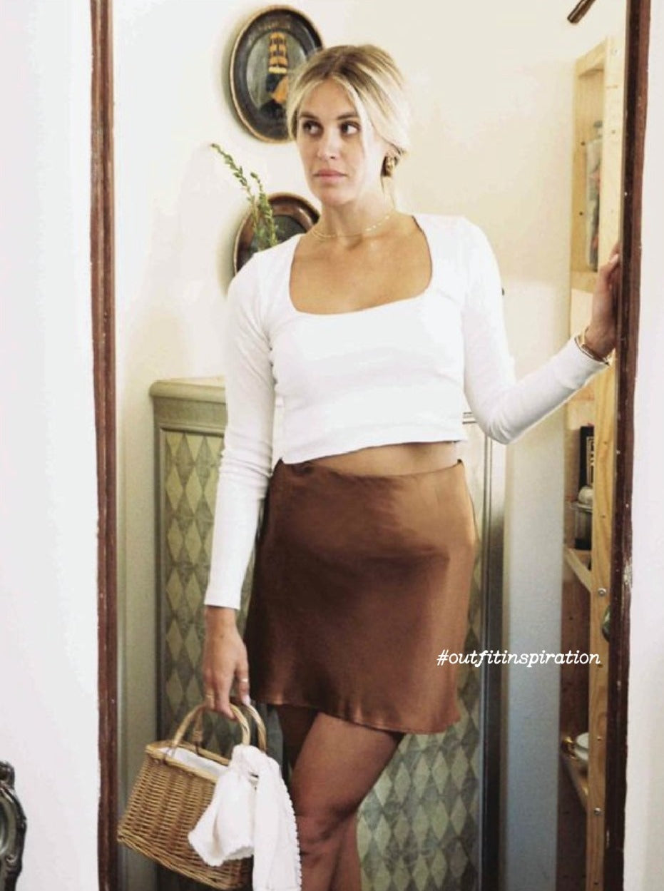 SK07 - Vera Mini Leather Skirt