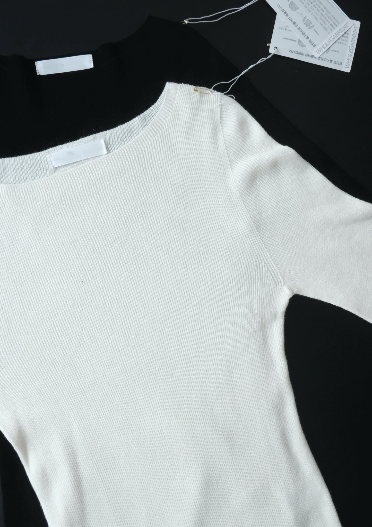 250213 French Boat Neck Knit Top
