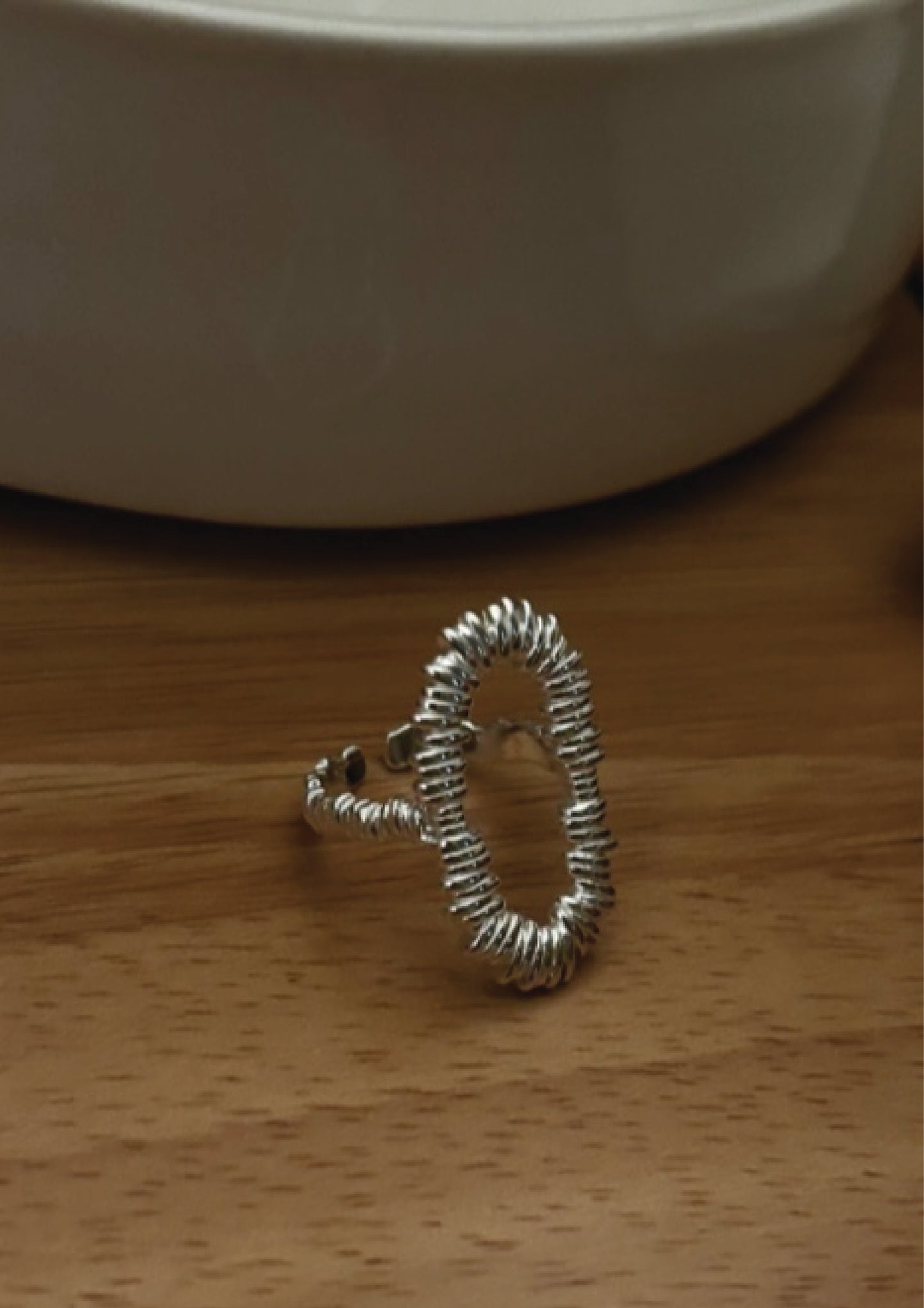 250235 Lady Bruno Silver Ring - Die with a Smile Collection