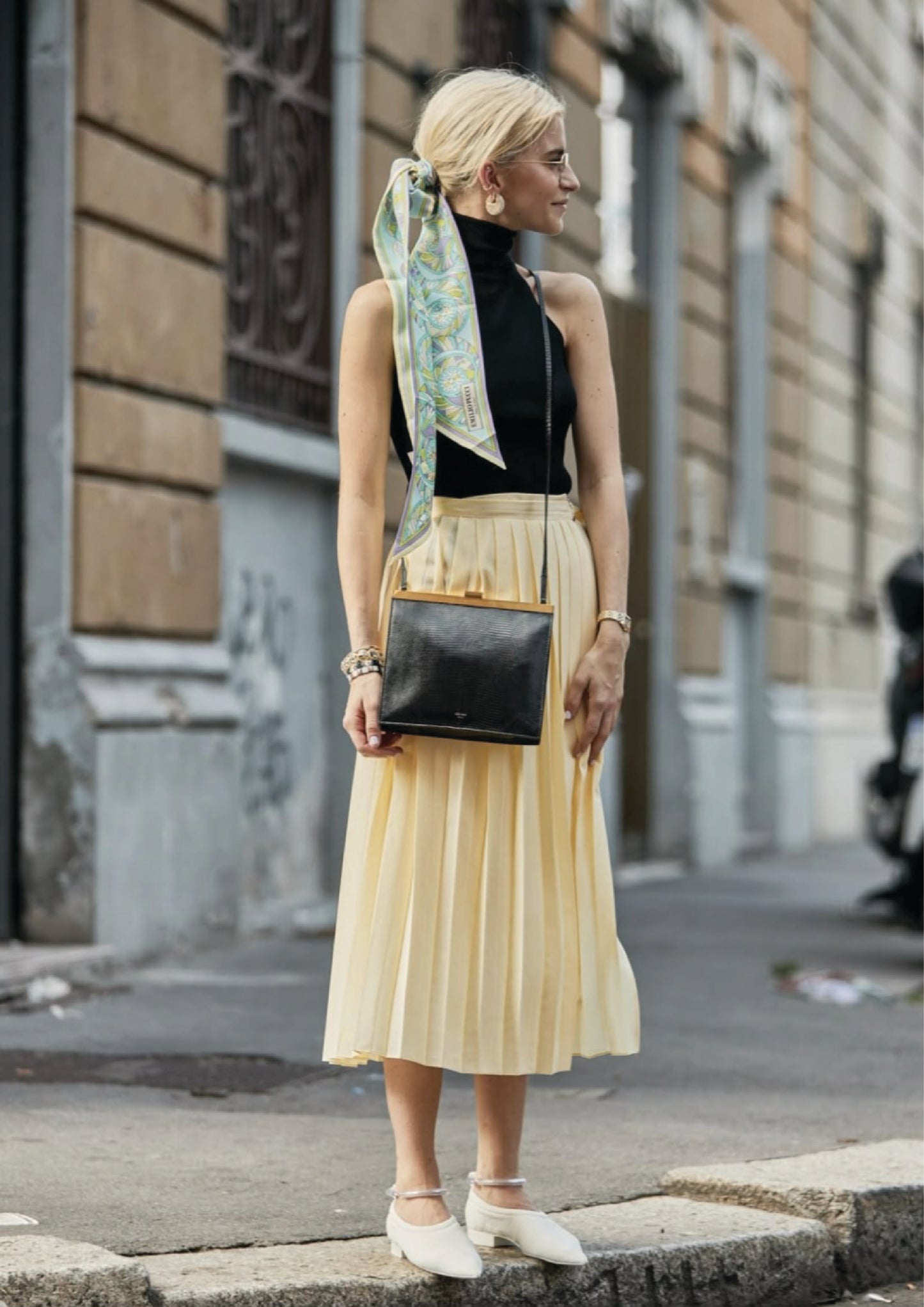 250230 Josette Pleated Skirt