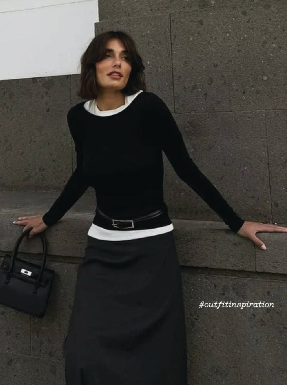 LS09 -Boatneck Long Sleeves Top