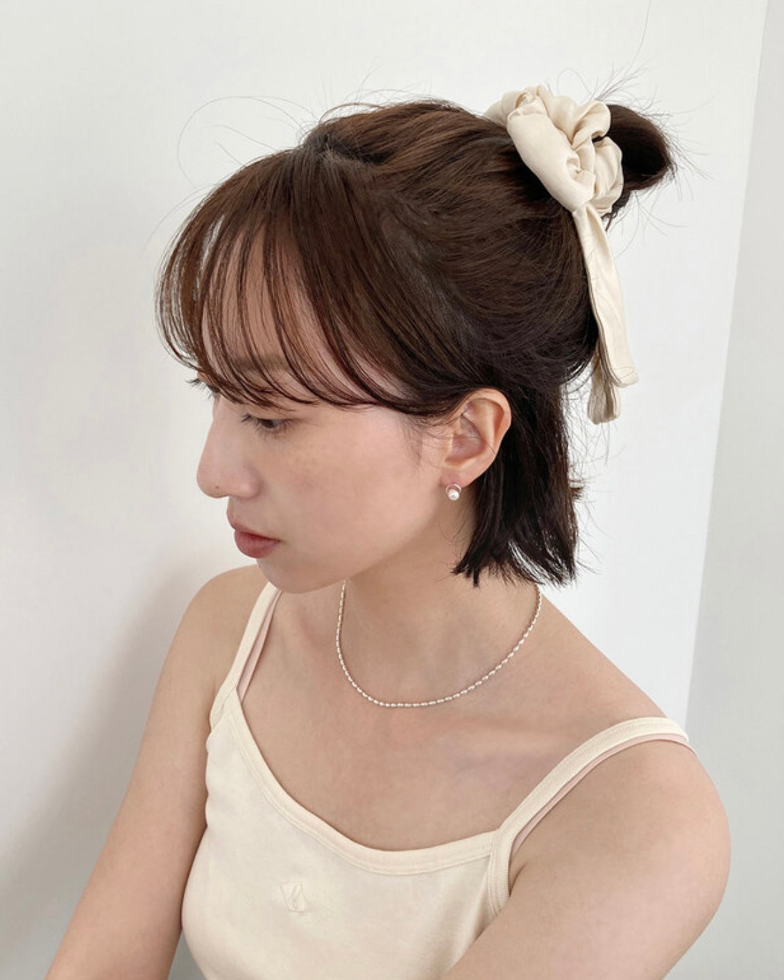 Sumoonday - Wave Ball Necklace (925sliver)