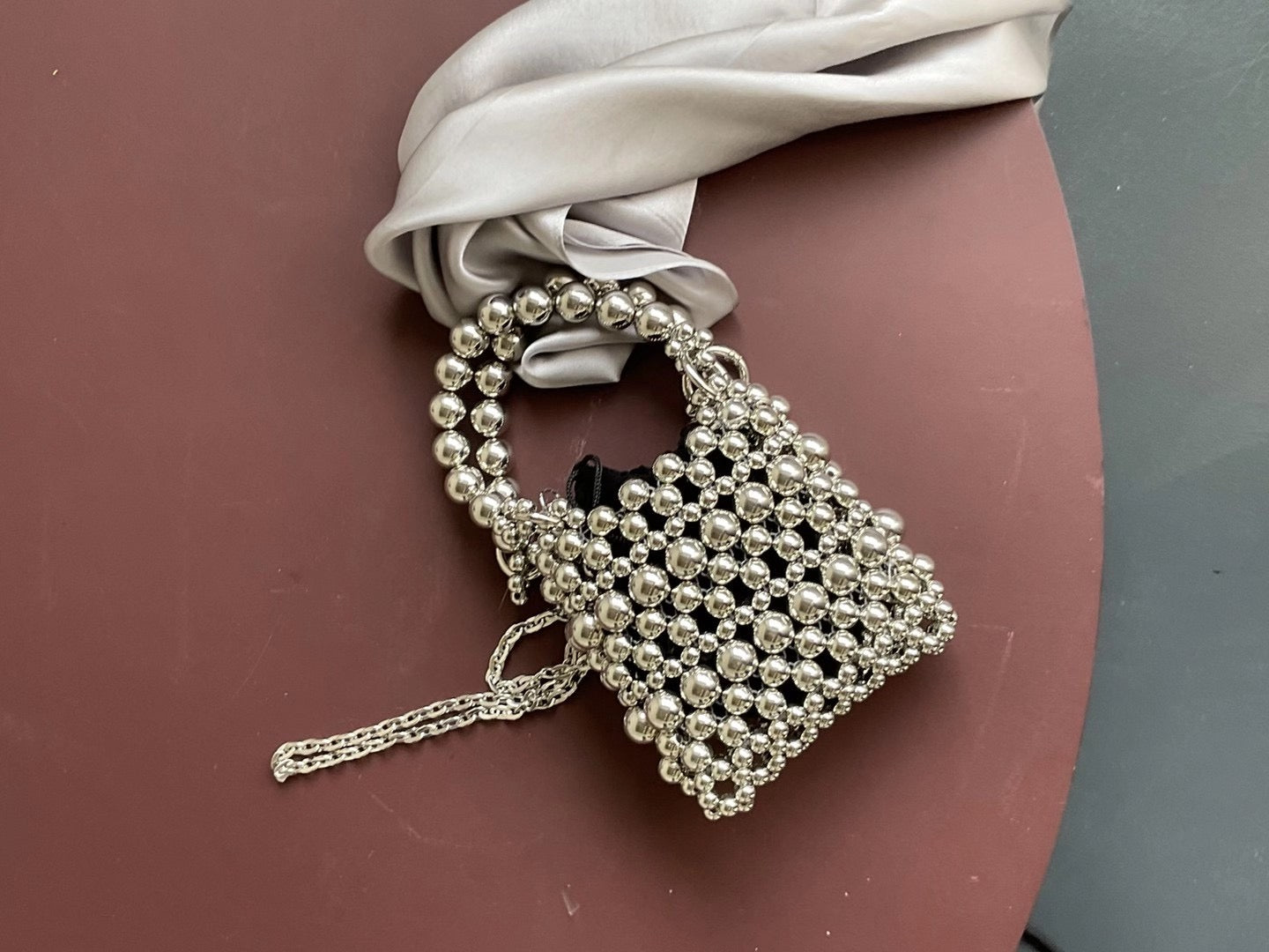 BA14 - Beaded Ball Bag
