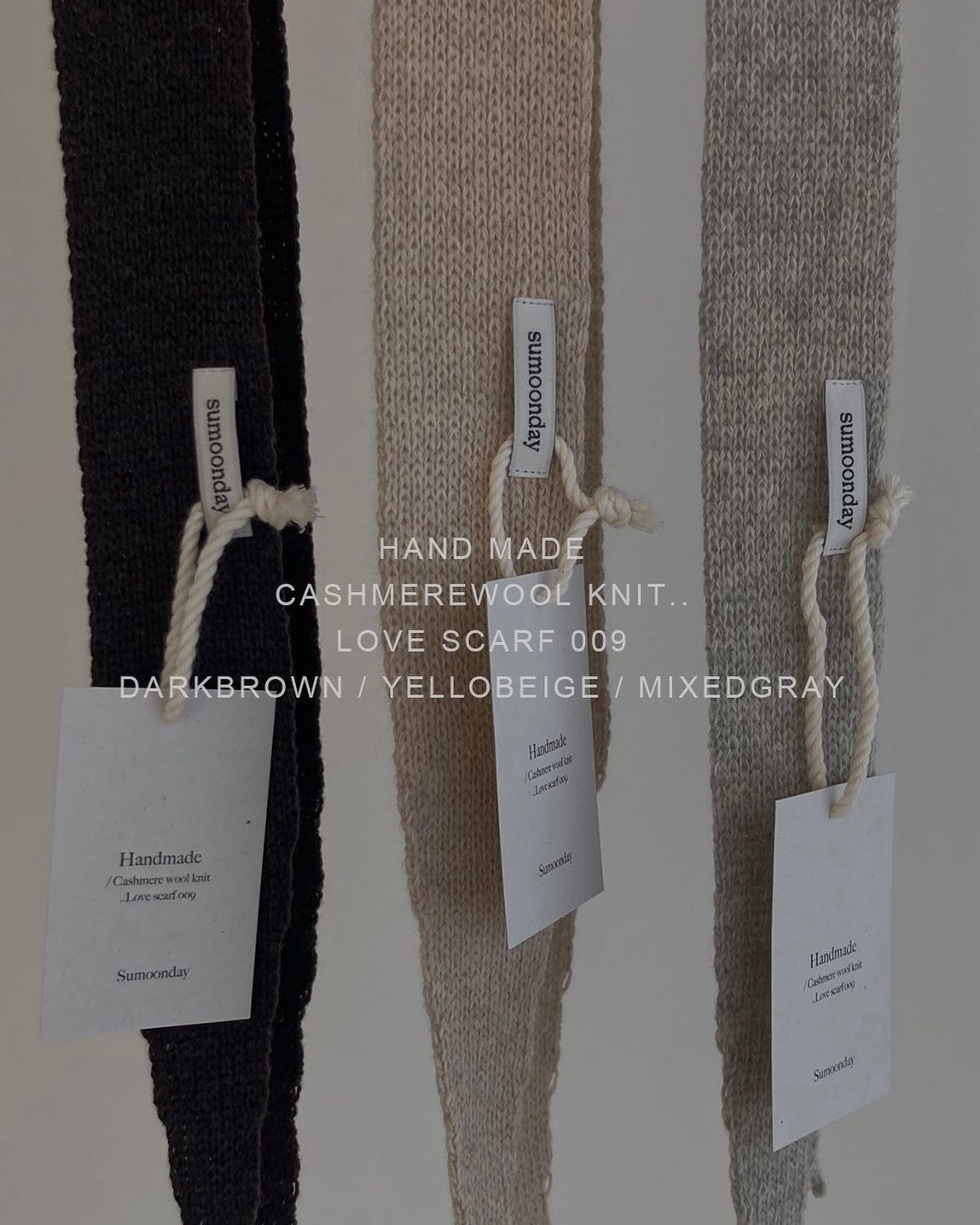 SUMOONDAY - Love Scarf 009 (Handmade)
