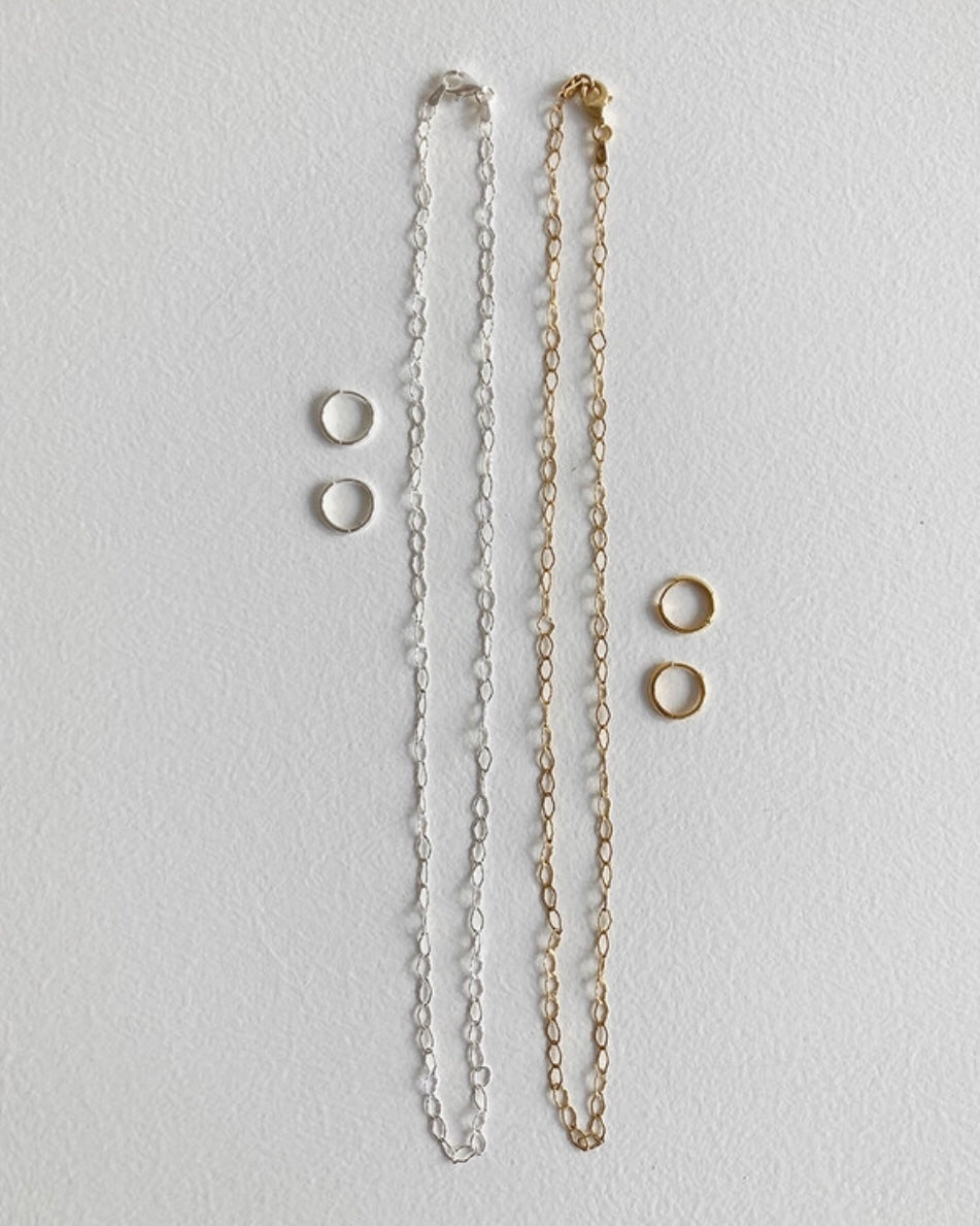 SUMOONDAY - 925sliver Mond chain necklace