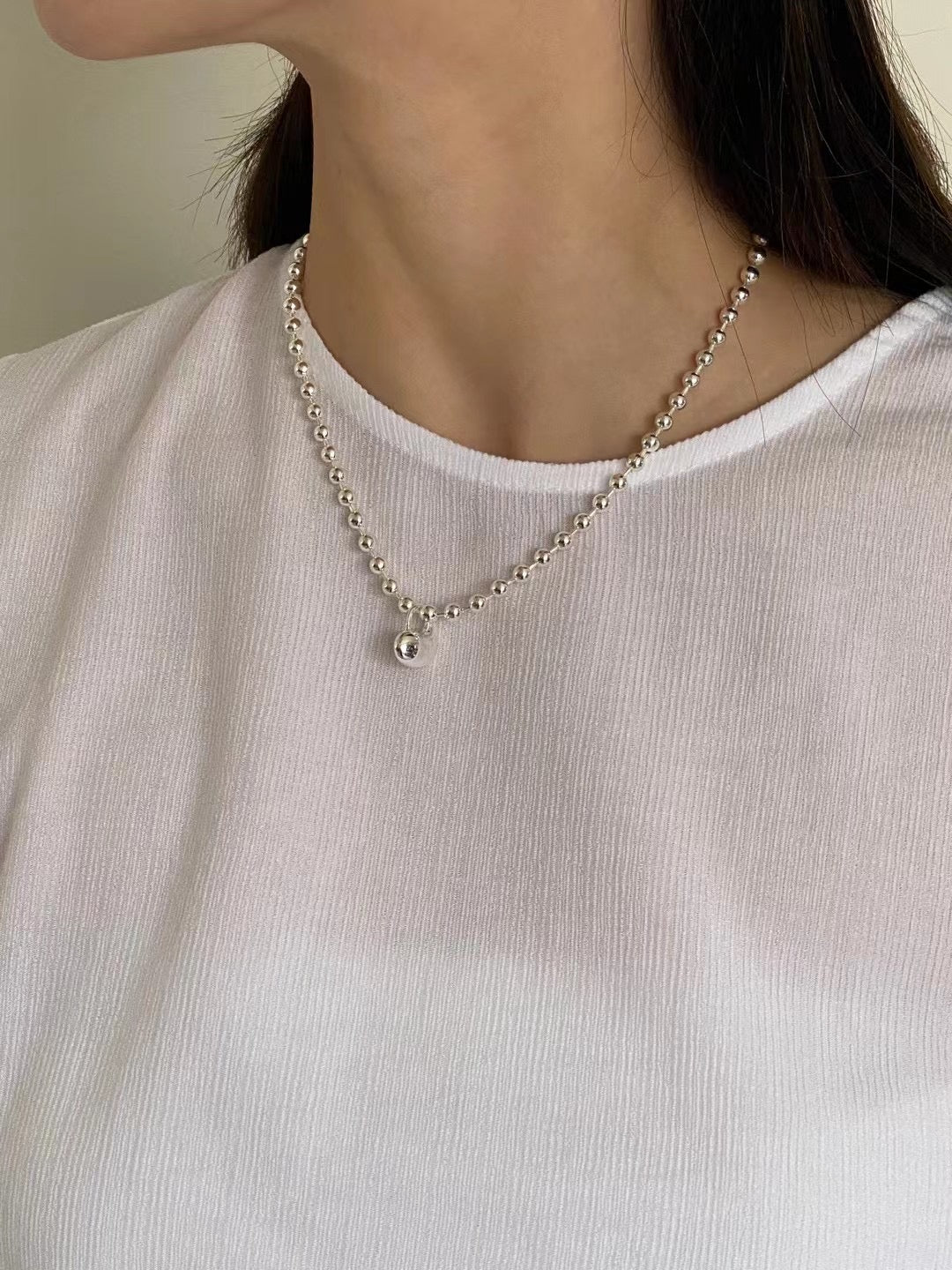 A37 - Puffy Heart Necklace