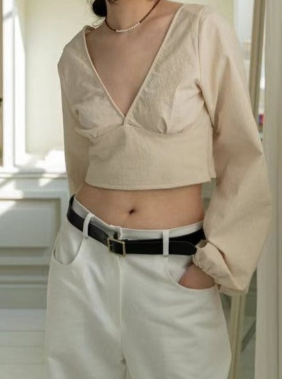 LS06 - Meghan Puff Top