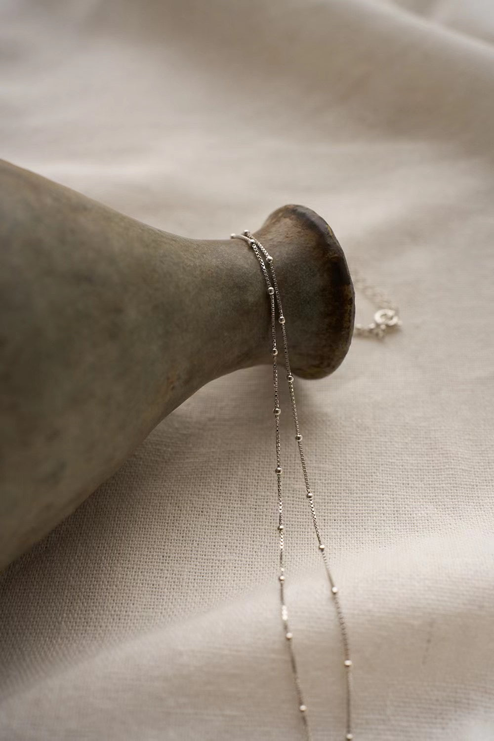A36 - Little Ball Chain Necklace - Silver