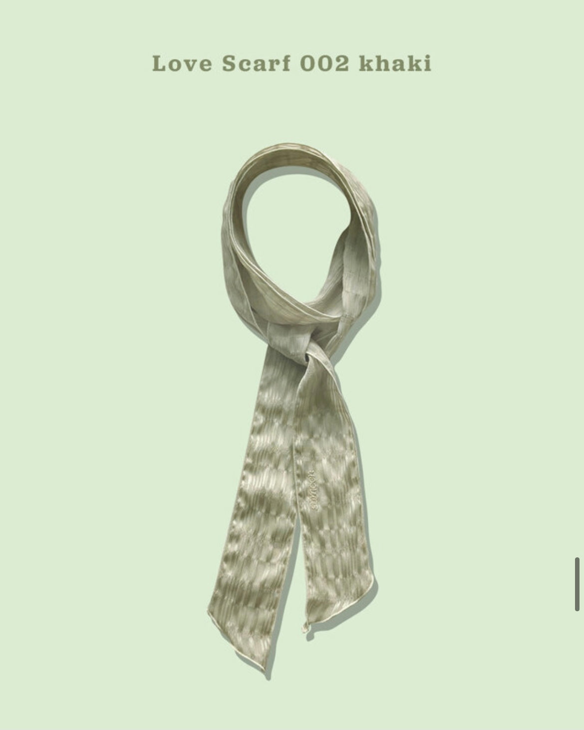 SF01 SUMOONDAY - Love Scarf 002